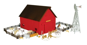 ertl farm country dairy barn playset